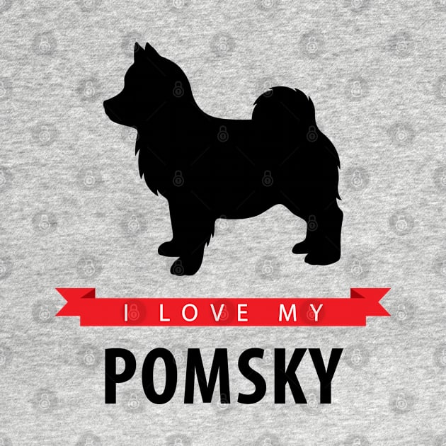 I Love My Pomsky by millersye